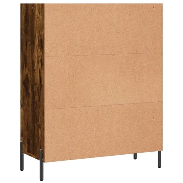 vidaXL skab 69,5x32,5x90 cm konstrueret træ røget sonoma-eg