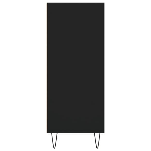 vidaXL Högskåp svart 57x35x90 cm konstruerat trä