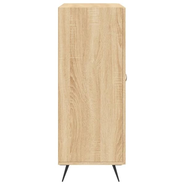 vidaXL Skjenk sonoma eik 69,5x34x90 cm konstruert tre