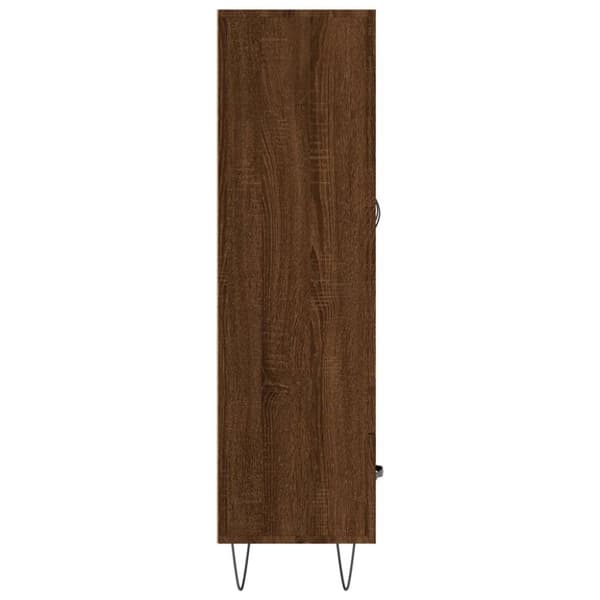 vidaXL skab 69,5x31x115 cm konstrueret træ brun sonoma-eg