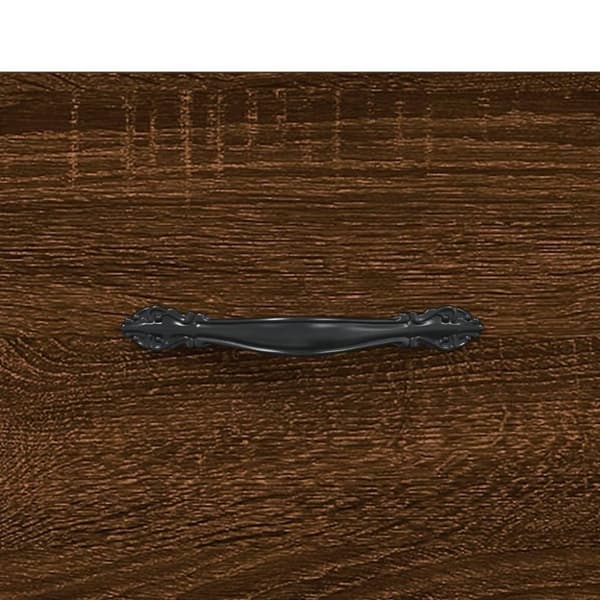 vidaXL skab 69,5x31x115 cm konstrueret træ brun sonoma-eg