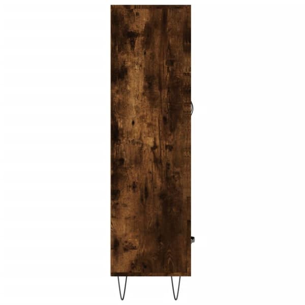vidaXL Högskåp rökfärgad ek 69,5x31x115 cm konstruerat trä