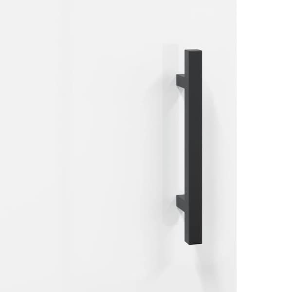 vidaXL Highboard høyglans hvit 69,5x31x115 cm konstruert tre