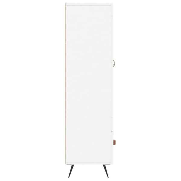 vidaXL Highboard hvit 69,5x31x115 cm konstruert tre