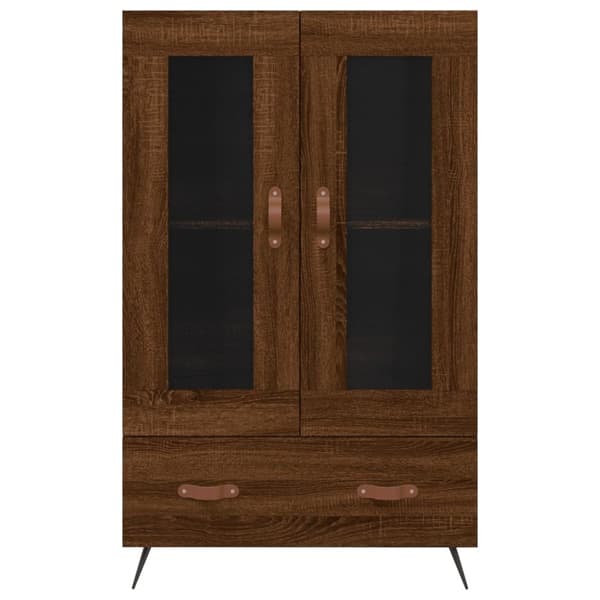 vidaXL skab 69,5x31x115 cm konstrueret træ brun sonoma-eg
