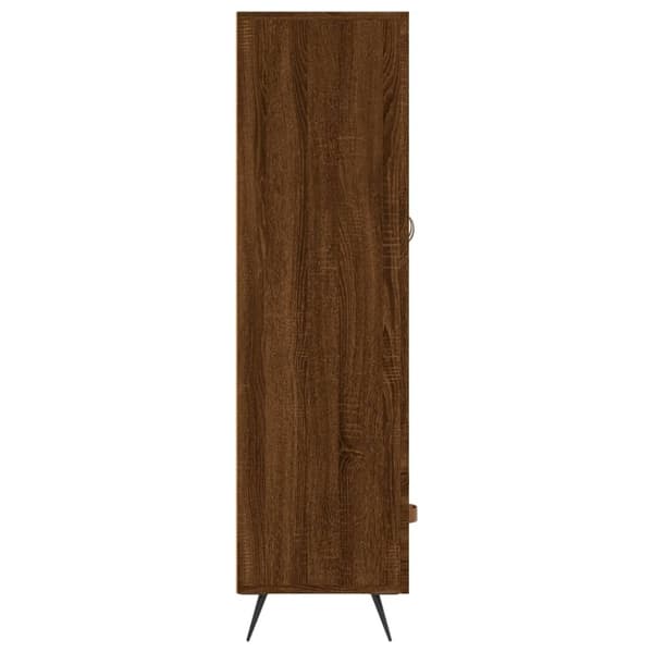 vidaXL skab 69,5x31x115 cm konstrueret træ brun sonoma-eg