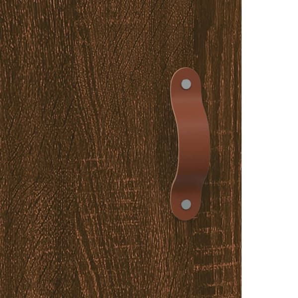 vidaXL skab 69,5x31x115 cm konstrueret træ brun sonoma-eg