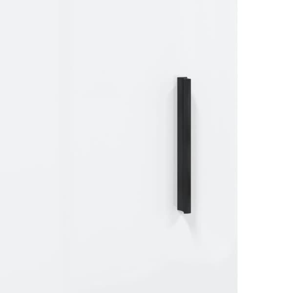 vidaXL Highboard høyglans hvit 69,5x31x115 cm konstruert tre
