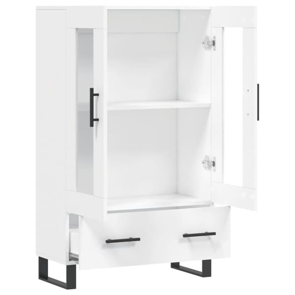 vidaXL skab 69,5x31x115 cm konstrueret træ hvid