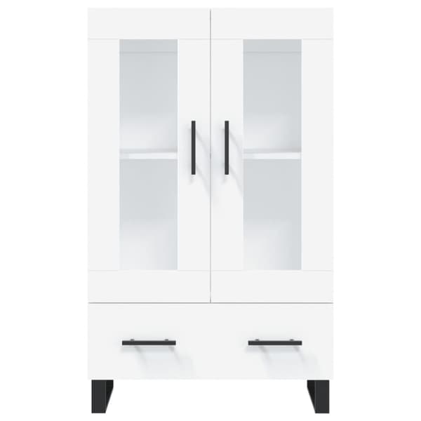 vidaXL skab 69,5x31x115 cm konstrueret træ hvid