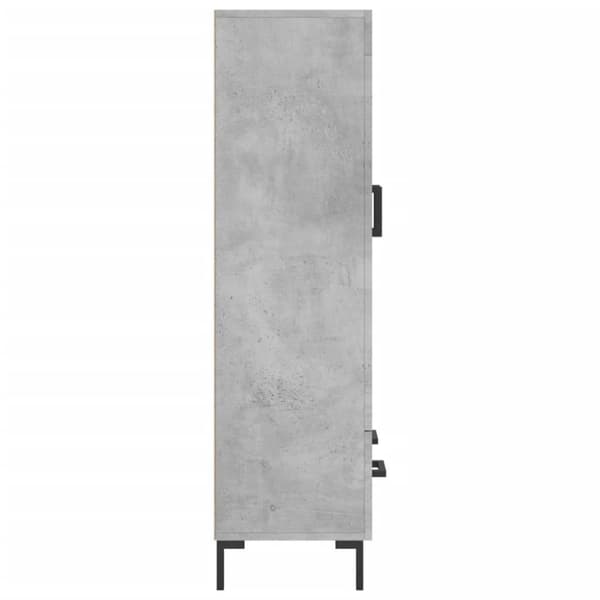 vidaXL skab 69,5x31x115 cm konstrueret træ betongrå