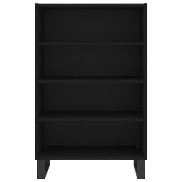 vidaXL Highboard svart 57x35x90 cm konstruert tre