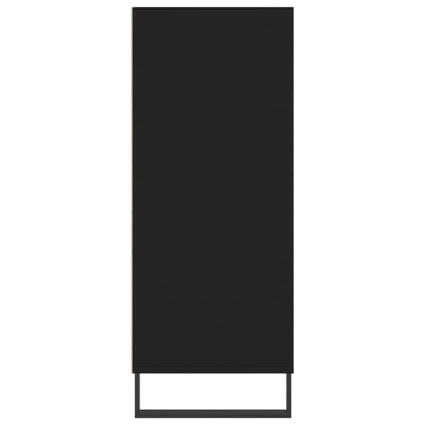 vidaXL Highboard svart 57x35x90 cm konstruert tre