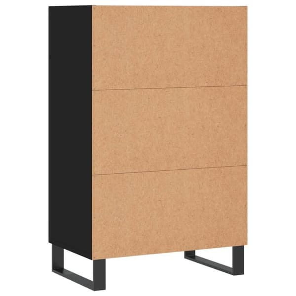 vidaXL Highboard svart 57x35x90 cm konstruert tre