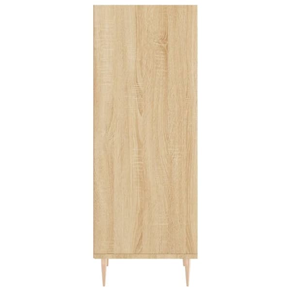 vidaXL Skjenk sonoma eik 34,5x32,5x90 cm konstruert tre