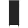 Miniatyrbilde 4 av 10: vidaXL Highboard svart 57x35x90 cm konstruert tre