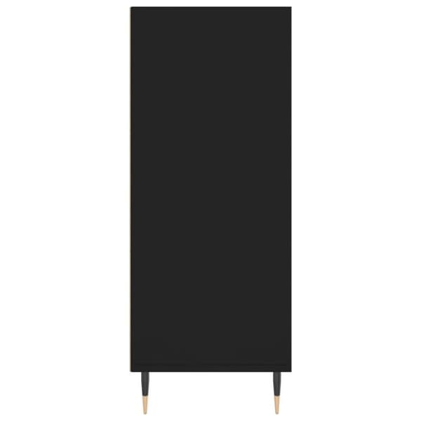 vidaXL Highboard svart 57x35x90 cm konstruert tre