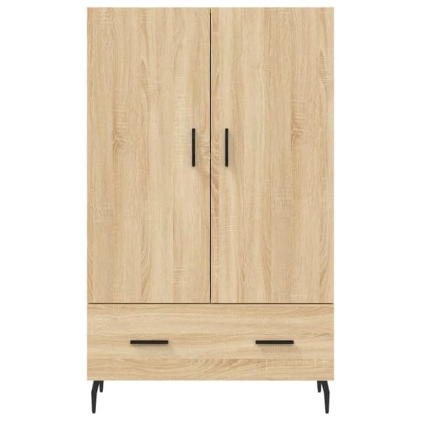 vidaXL Highboard sonoma eik 69,5x31x115 cm konstruert tre