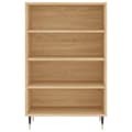 Miniatyrbilde 3 av 10: vidaXL Highboard sonoma eik 57x35x90 cm konstruert tre
