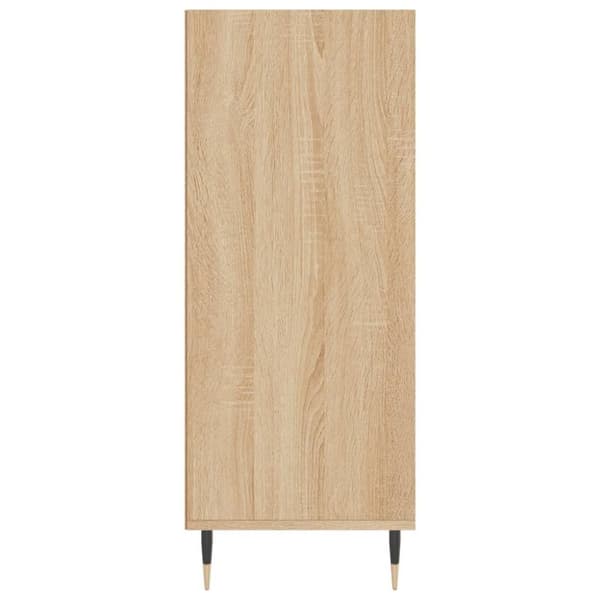 vidaXL Highboard sonoma eik 57x35x90 cm konstruert tre