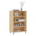 Miniatyrbilde 2 av 10: vidaXL Highboard sonoma eik 57x35x90 cm konstruert tre