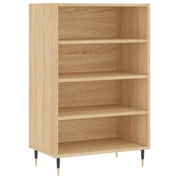 vidaXL Highboard sonoma eik 57x35x90 cm konstruert tre