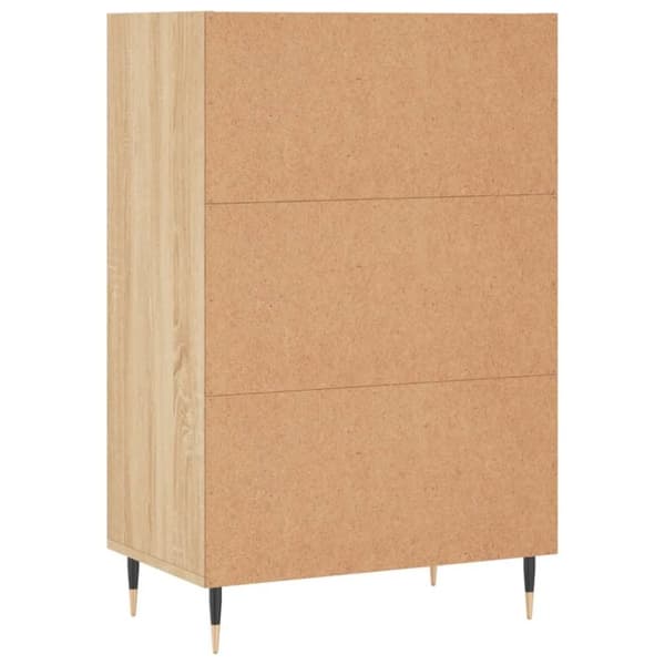 vidaXL Kaappi Sonoma-tammi 57x35x90 cm tekninen puu