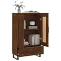 Miniatyrbillede 3 af 11: vidaXL skab 69,5x31x115 cm konstrueret træ brun sonoma-eg