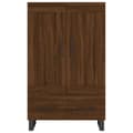 Miniatyrbillede 4 af 11: vidaXL skab 69,5x31x115 cm konstrueret træ brun sonoma-eg