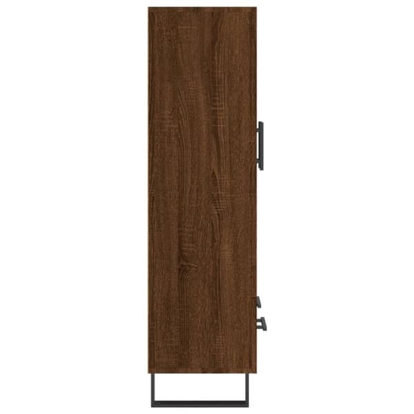 vidaXL skab 69,5x31x115 cm konstrueret træ brun sonoma-eg