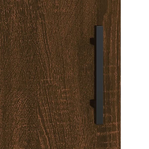 vidaXL skab 69,5x31x115 cm konstrueret træ brun sonoma-eg