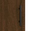 Miniatyrbillede 8 af 11: vidaXL skab 69,5x31x115 cm konstrueret træ brun sonoma-eg