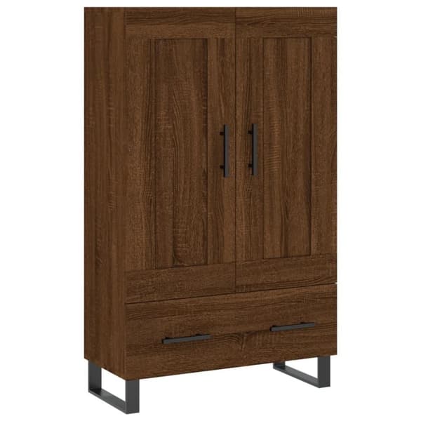 vidaXL skab 69,5x31x115 cm konstrueret træ brun sonoma-eg
