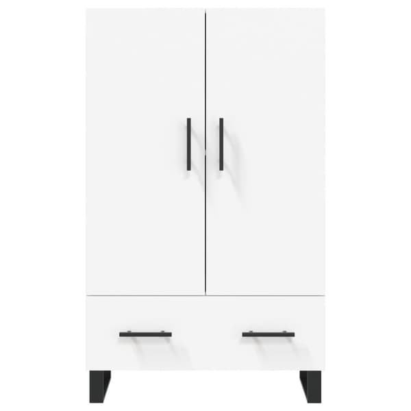 vidaXL skab 69,5x31x115 cm konstrueret træ hvid