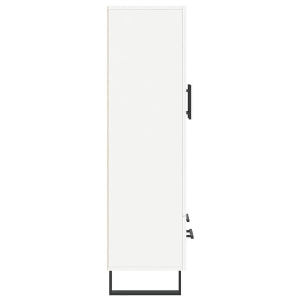 vidaXL skab 69,5x31x115 cm konstrueret træ hvid