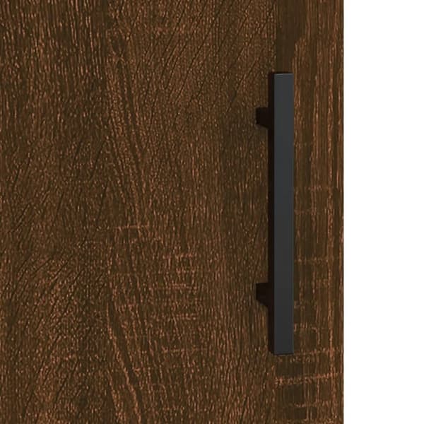 vidaXL skab 69,5x31x115 cm konstrueret træ brun sonoma-eg