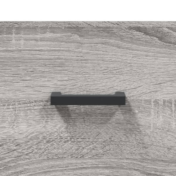 vidaXL Skjenk grå sonoma 69,5x34x90 cm konstruert tre