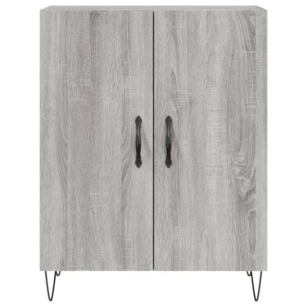 vidaXL Senkki harmaa Sonoma 69,5x34x90 cm tekninen puu