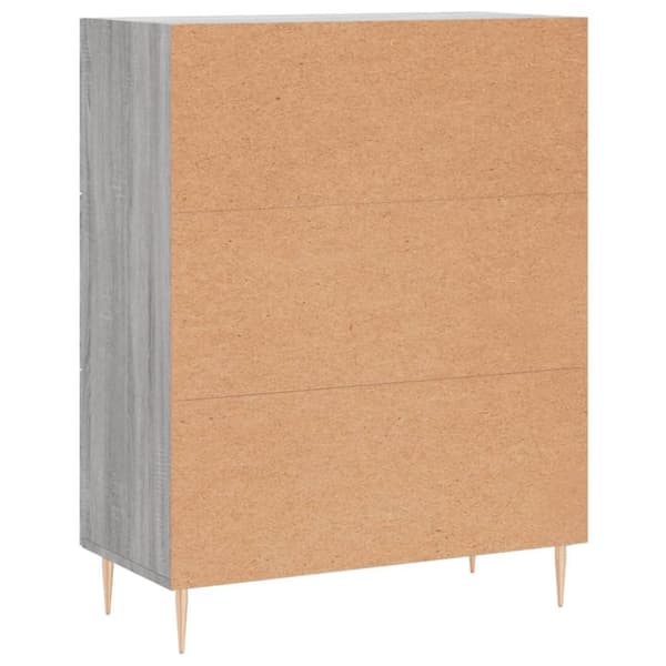 vidaXL Senkki harmaa Sonoma 69,5x34x90 cm tekninen puu