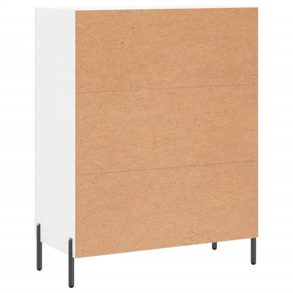 vidaXL skænk 69,5x34x90 cm konstrueret træ hvid