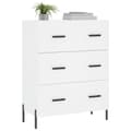 Miniatyrbillede 2 af 11: vidaXL skænk 69,5x34x90 cm konstrueret træ hvid