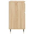 Miniatyrbillede 7 af 11: vidaXL skænk 60x35x70 cm konstrueret træ sonoma-eg