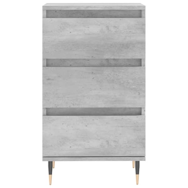 vidaXL Skjenk betonggrå 40x35x70 cm konstruert tre