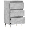 Miniatyrbilde 5 av 11: vidaXL Skjenk betonggrå 40x35x70 cm konstruert tre