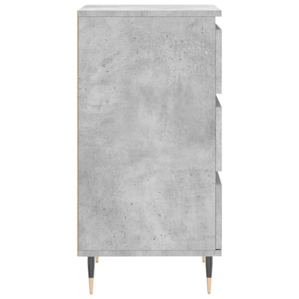 vidaXL Senkki betoninharmaa 40x35x70 cm tekninen puu