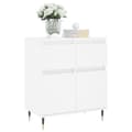 Miniatyrbilde 3 av 11: vidaXL Skjenk hvit 60x35x70 cm konstruert tre