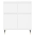 Miniatyrbilde 5 av 11: vidaXL Skjenk hvit 60x35x70 cm konstruert tre