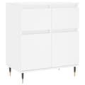 Miniatyrbilde 1 av 11: vidaXL Skjenk hvit 60x35x70 cm konstruert tre