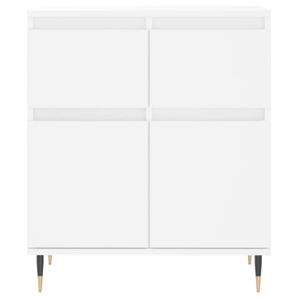 vidaXL skænk 60x35x70 cm konstrueret træ hvid