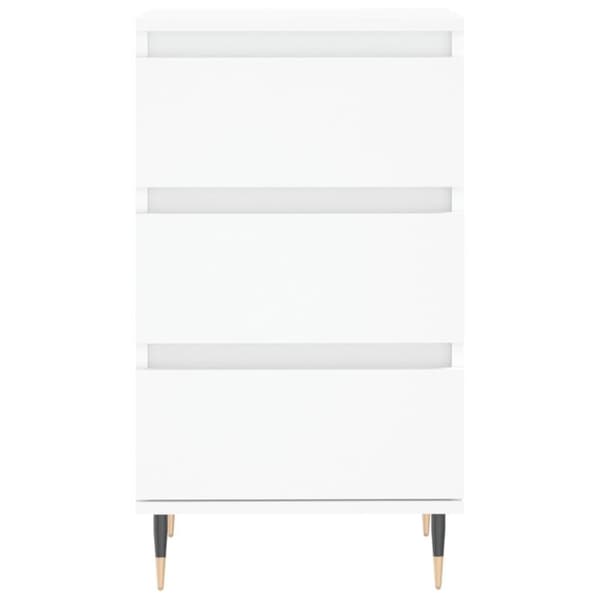 vidaXL Skjenk hvit 40x35x70 cm konstruert tre
